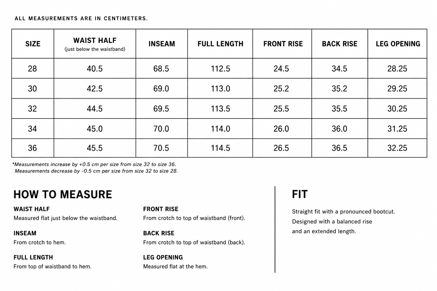Size Guide