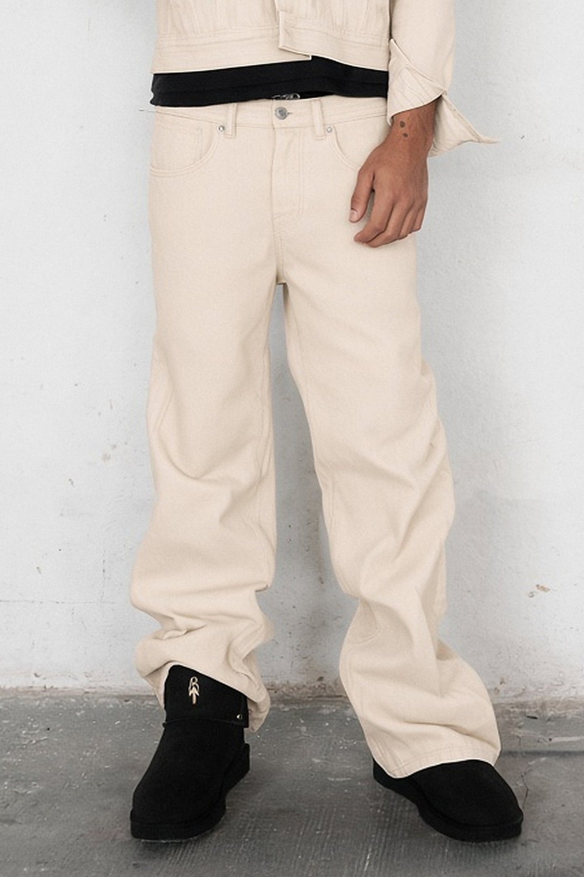 ECRU HEAVY DENIM - BOOTCUT
