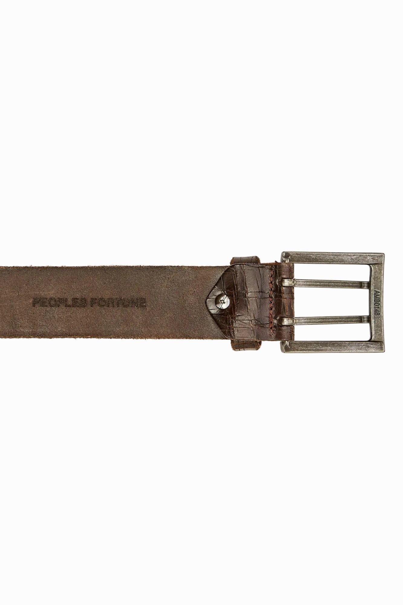 CRACKED LEATHER BELT
