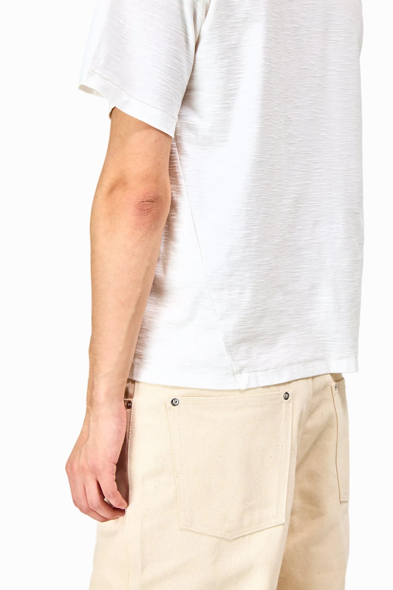 TWISTED SHEER BIANCO TEE