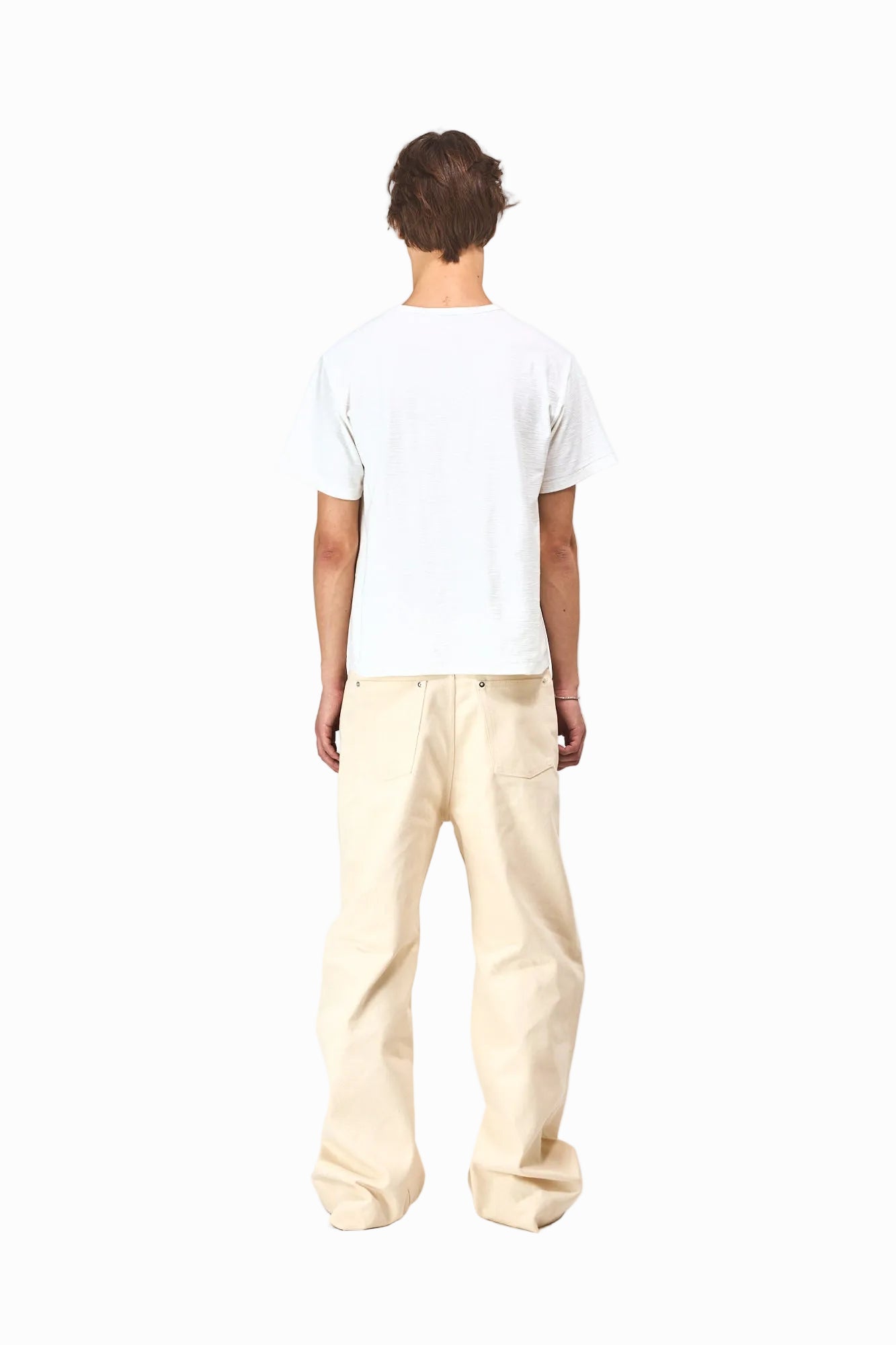 TWISTED SHEER BIANCO TEE