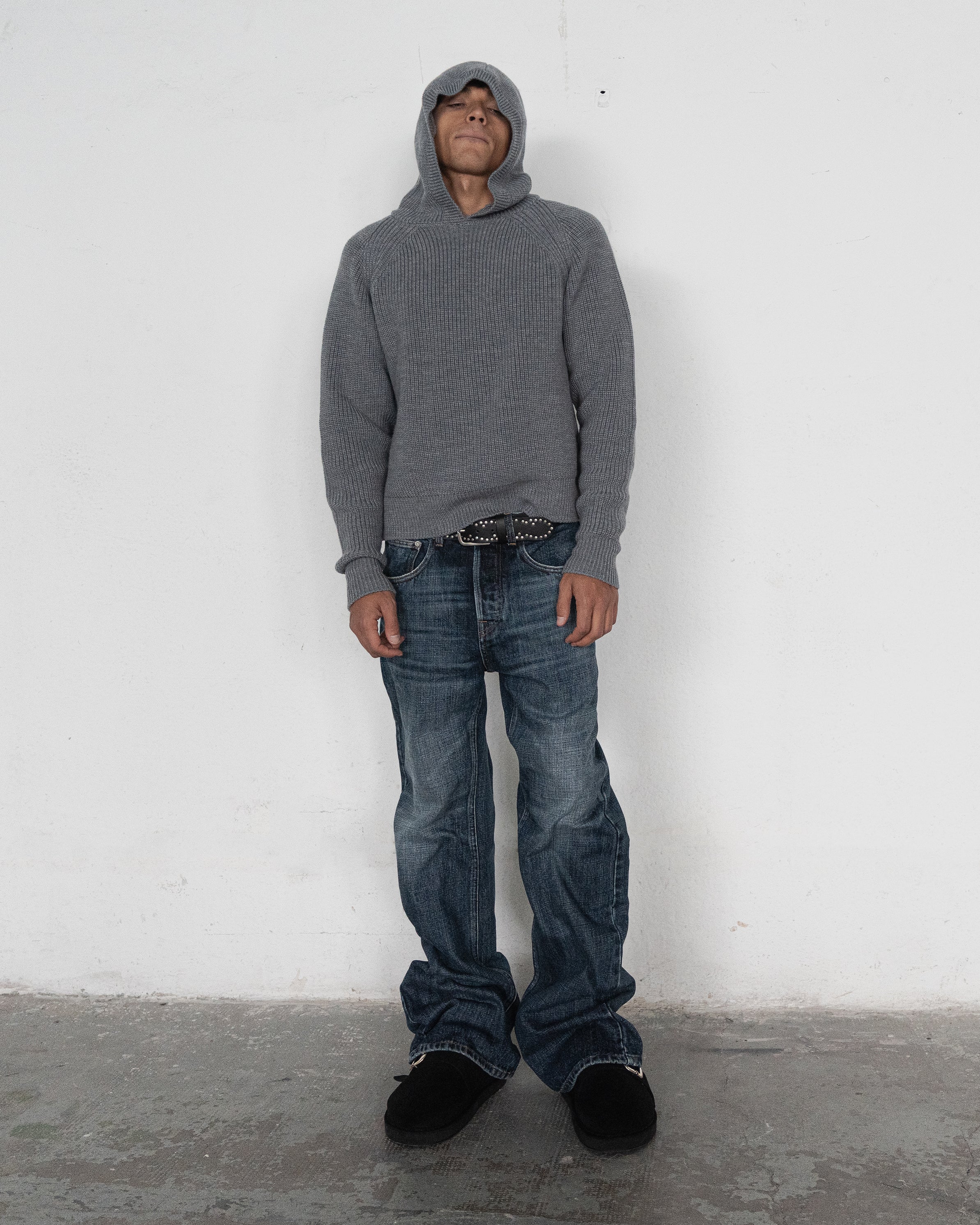 JAPANESE SLUB WASHED INDIGO HEAVY DENIM - BOOTCUT