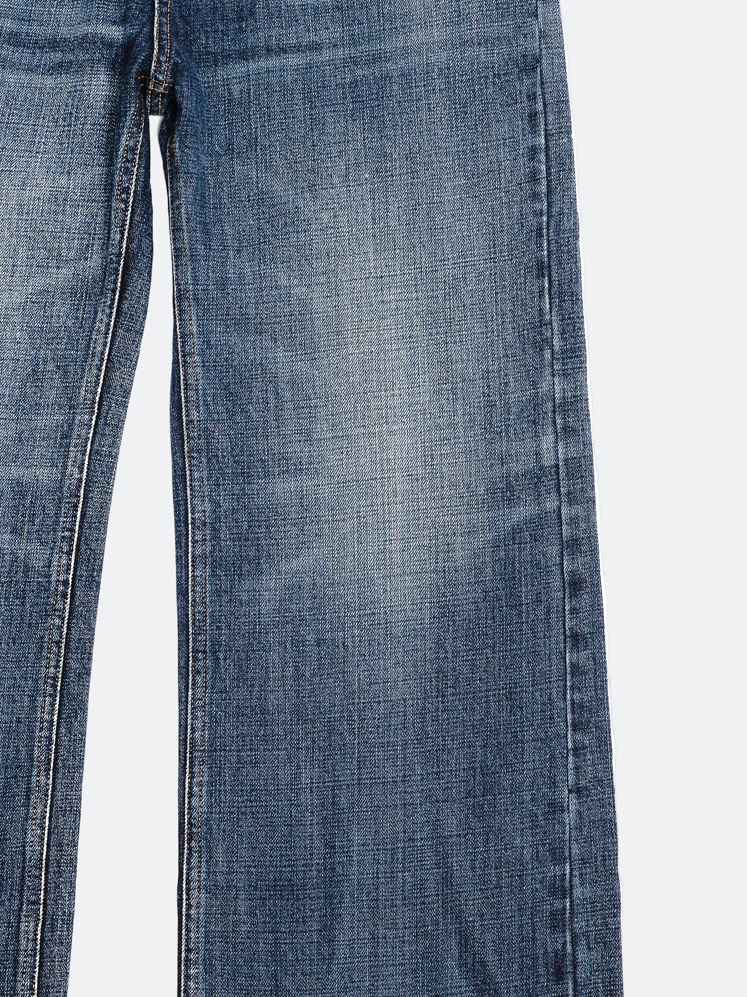 JAPANESE SLUB WASHED INDIGO HEAVY DENIM - BOOTCUT