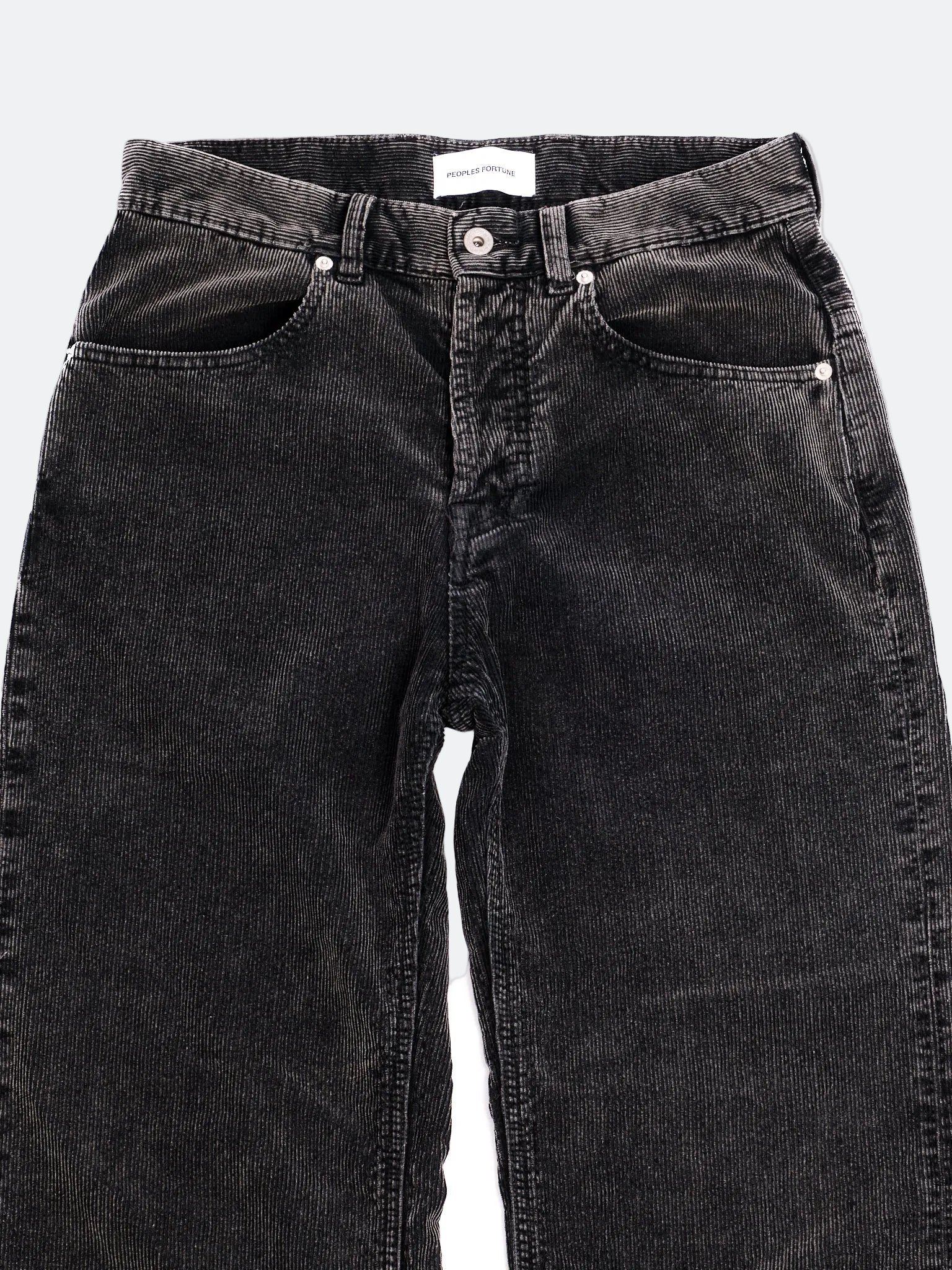FRENCH FINEWALE STONEWASHED CORDUROY PANTS - BOOTCUT