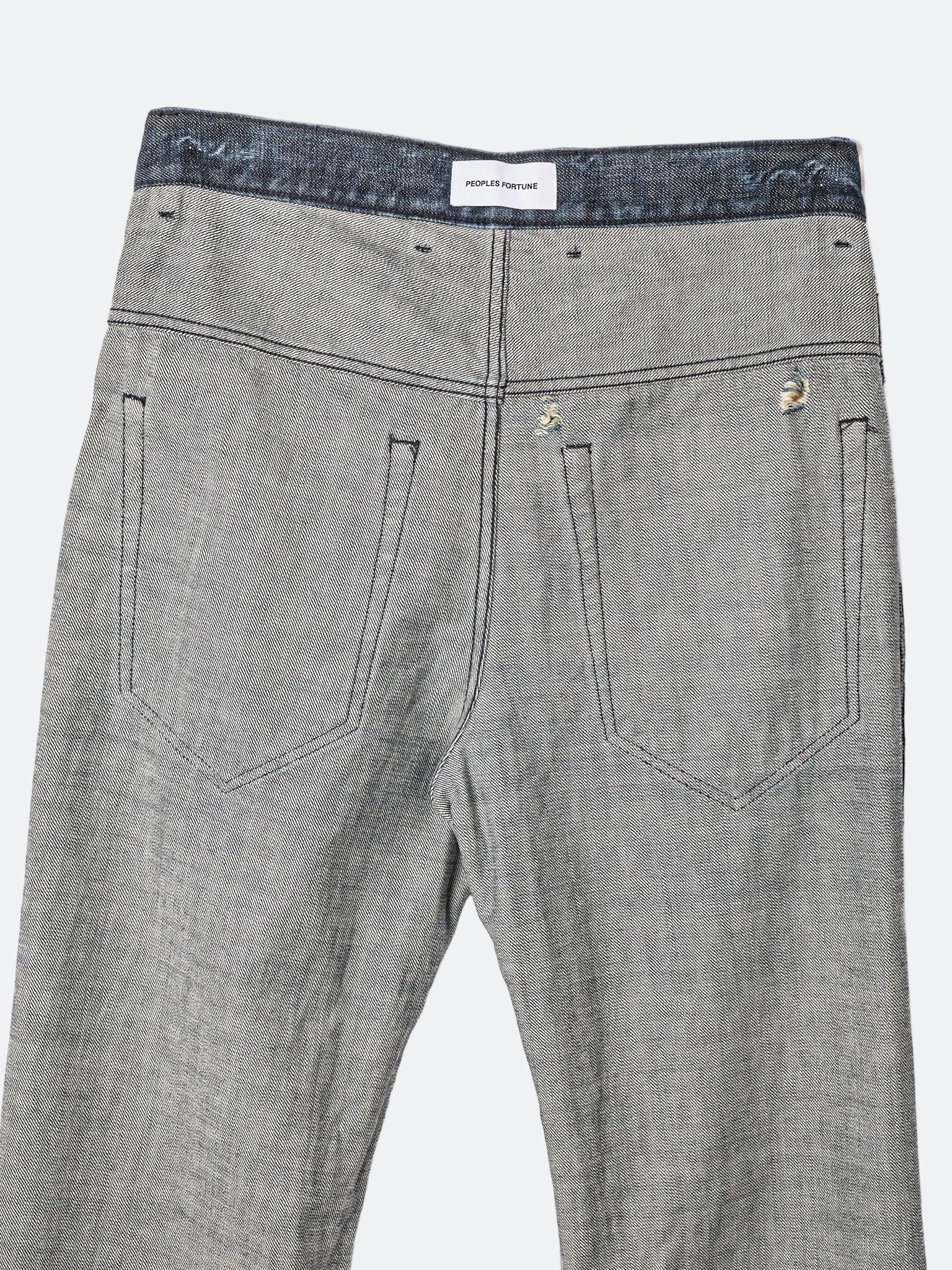 JAPANESE WORN OUT HEAVY INDIGO DENIM - BOOTCUT