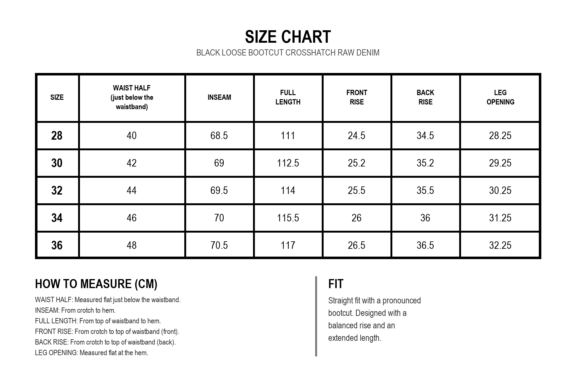 Size guide