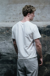 GIOVANI TWISTED SHEER BIANCO T-SHIRT